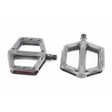 Педалі BMX 9/16" (105x102x23mm) пластикові, чорні HF-701