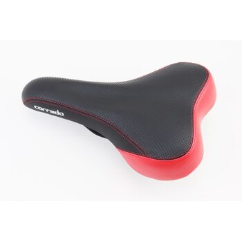 Сиденье MTB 260x160мм, чёрно-красное CORRADO 6690