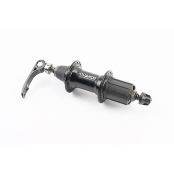 Втулка задняя MTB алюминиевая 14Gx36H под кассету 8-10зв, V-brake, крепл. эксцентрик, чёрная KT-AR8R