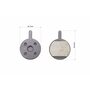 Гальмівні колодки Disk-brake (PROMAX DSK-400,410,610,610J,650,650J, XNINE), чорні YL-1048