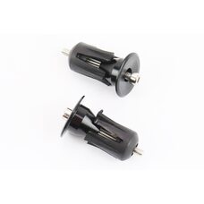 Заглушки керма, алюмінієві, чорні к-кт