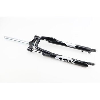 Вилка 29" амортизаційна, без різьби 1-1/8" (28,6мм), шток 255мм, з ходом 75мм, Disk-brake, Preload, чорна CH-386