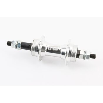 Втулка задняя MTB алюминиевая 14Gx36H под вольнобег, Disk-brake (резьба), крепл. гайка