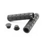 Ручки керма 130мм з затискачем Lock-On, чорні TPE-077
