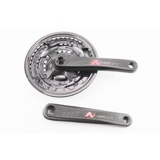 Шатуны "квадрат" 170мм, 42.34.24T MTB, алюминиевые, чёрные MA14-311AP