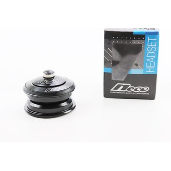 Кермова колонка 1-1/8" (44/28,6x44/30) безрізьбової вилки, напівінтегровані, чорні H148