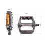 Педали MTB широкие 9/16" (108x100x24mm) алюминиевые, чёрные NWL-219