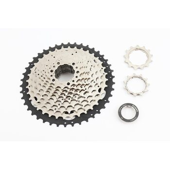 Касета 11зв. 11.13.15.17.19.21.24.28.32.36.42Т (трансмісія 1х11), сріблясто-чорна