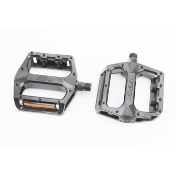Педали MTB широкие 9/16" (108x100x24mm) алюминиевые, чёрные NWL-219