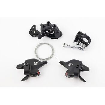 Комплект перемикання (групсет) 2x9 швидкостей, чорні A5, 4 деталі