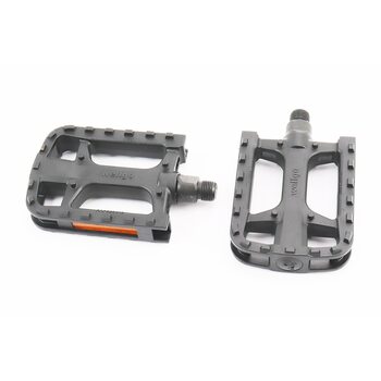 Педали MTB 9/16" (113x78.5x23mm) пластиковые, чёрные LU-883DU