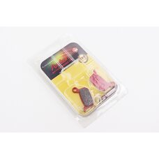 Тормозные колодки Disk-brake (Formula 4Racing/B4, 4-piston O2, 2-piston B4), красные YL-1017