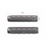 Ручки керма 130мм з затискачем Lock-On, чорні TPE-077