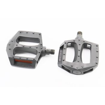 Педали BMX 9/16" (110x100x26mm) пластиковые, чёрные HF-820