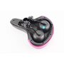 Сидение MTB 250x180мм, черно-розовое VD850B