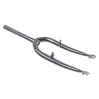 Вилка 20" с резьбой 1" (25,4мм), шток 200мм, V-brake, чёрная