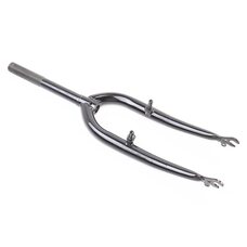 Вилка 20" з різьбою 1" (25,4мм), шток 200мм, V-brake, чорна