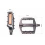 Педалі BMX 9/16" (109x100.5x26mm) алюмінієві, чорні B087DU