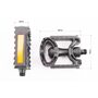 Педалі MTB 9/16" (113x78.5x23mm) пластикові, чорні PD-17