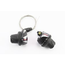 Перемикачі (грипшифт) 3x6 швидкості, чорні SL-RS 36