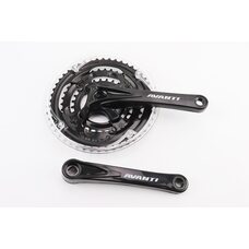 Шатуны "квадрат" 170мм, 48.38.28T MTB, чёрные GS-P323