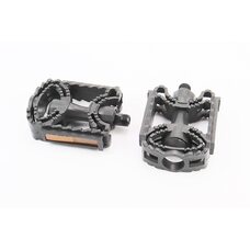Педалі MTB 9/16" (113x78.5x23mm) пластикові, чорні PD-17