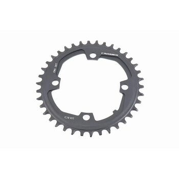 Зірка передня MTB Narrow Wide 38Т (BCD:104мм), алюмінієва, чорна