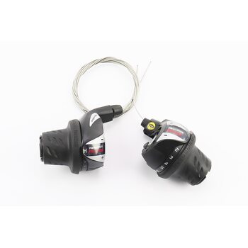 Переключатели (грипшифт) 3x6 скоростей, чёрные SL-RS 36