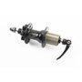 Втулка задняя MTB алюминиевая 14Gx32H под кассету 8-11зв, Disk-brake, 4 пром-подшипники 6001 2RS, крепл. эксцентрик, чёрная FB-A292В
