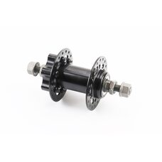 Втулка передня MTB 14Gx36H, Disk-brake, кріпл. гайка, чорна SF-A25