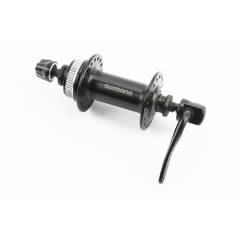 Втулка передняя MTB алюминиевая 14Gx36H, Disk-brake Center Lock, крепл. эксцентрик, чёрная HB-TX505