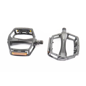 Педали MTB широкие 9/16" (100x95x25mm) алюминиевые, черные, от 3шт -8%