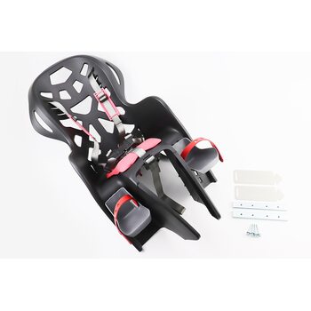 Сидіння для перевезення дітей пластмасове заднє, кріпл. на багажник, п'ятиточковий ремінь безпеки, BC-195