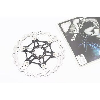 Тормозной диск 203мм, крепл. 6 болтов, на алюминиевом пауке, чёрный FD-01