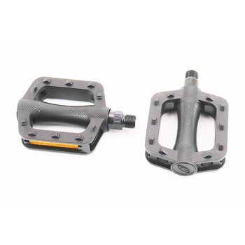 Педалі CHILD 9/16" (100x74x26mm) пластикові, чорні NW-477