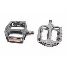 Педалі MTB широкі 9/16" (107x100x25mm) алюмінієві, чорні 808