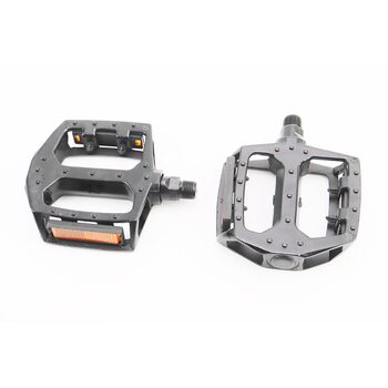 Педали MTB широкие 9/16" (107x100x25mm) алюминиевые, чёрные 808