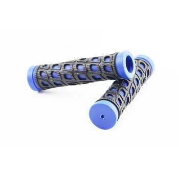 Ручки руля 130мм, черно-синие GP-445