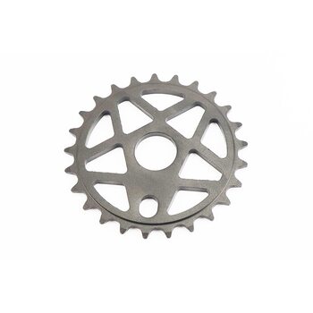 Звезда передняя 25Т 1/2"x1/8" ВМХ, алюминиевая, черная KL-C215