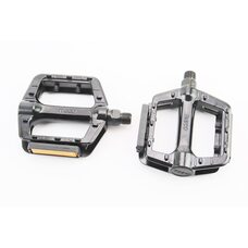 Педали MTB широкие 9/16" (109x93x25mm) алюминиевые, чёрные WP625