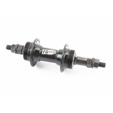 Втулка задня MTB алюмінієва 14Gx36H під вільнобіг, Disk-brake (різьба), 2 пром-підшипники 6200 2RS, кріпл. гайка, чорна FB-A209B