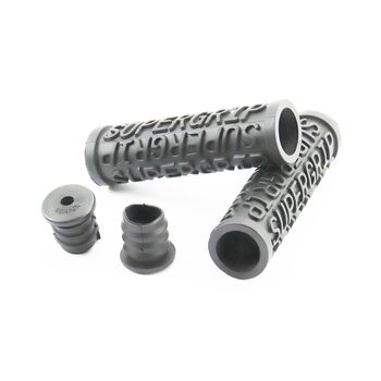Ручки руля 100мм, чёрные PVC-111B