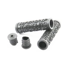 Ручки руля 100мм, чёрные PVC-111B