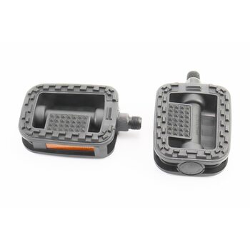 Педали CITY 9/16" (105x73x27mm) пластиковые, чёрные C35