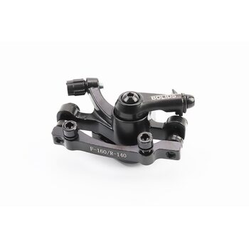 Тормозной суппорт передний (F160/R140мм), чёрный BL-BB9