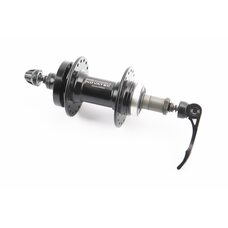 Втулка задняя MTB алюминиевая 14Gx36H под вольнобег, Disk-brake, 2 пром-подшипники 6000 2RS, крепл. эксцентрик, чёрная D242SBT