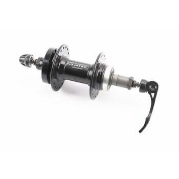 Втулка задняя MTB алюминиевая 14Gx36H под вольнобег, Disk-brake, 2 пром-подшипники 6000 2RS, крепл. эксцентрик, чёрная D242SBT