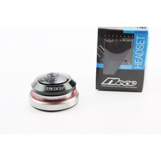 Кермова колонка 1-1/8"x1,5" (41,8/28,6x52/39,8) безрізьбової вилки, інтегровані, пром-підшипники, чорні H373