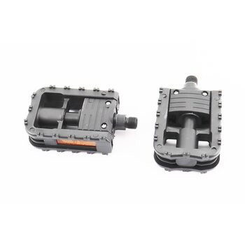 Педалі FOLDING складані 9/16" (100x70x30mm) пластикові, чорні