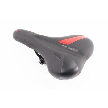 Сидіння MTB 270x160мм, чорно-червоне CPO-2032